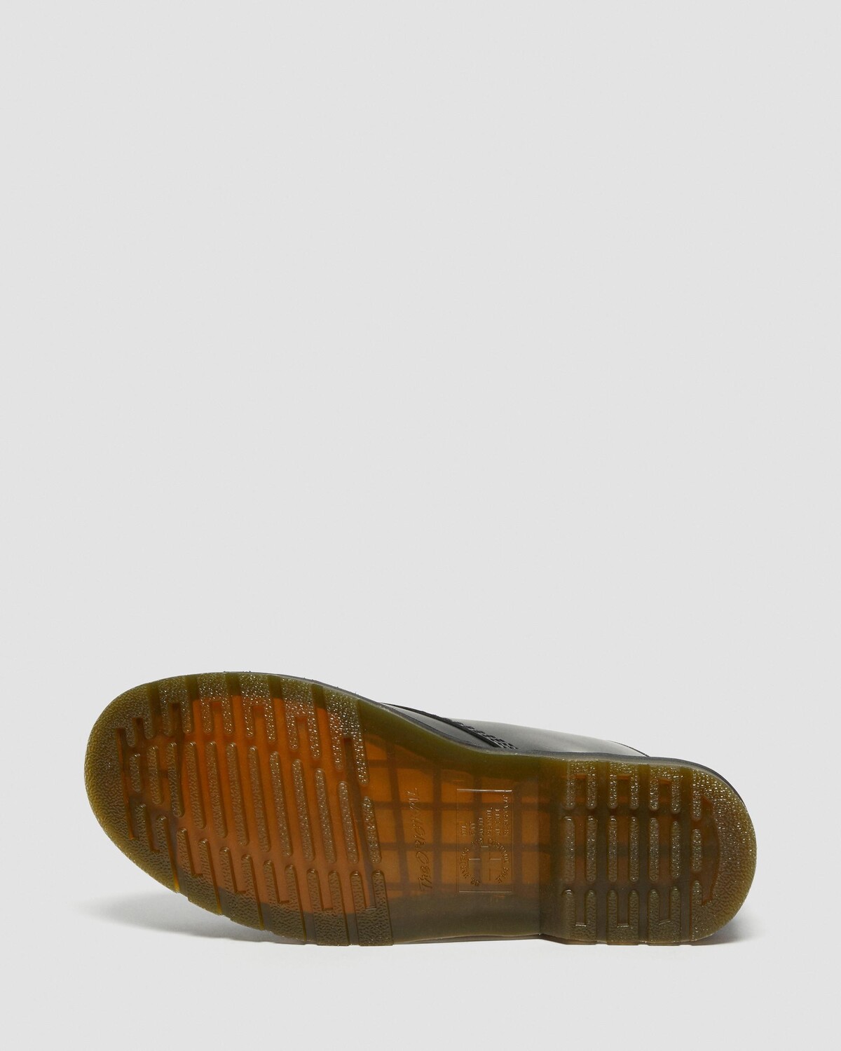 101 Желтые ботильоны из гладкой кожи со строчкой Dr. Martens
