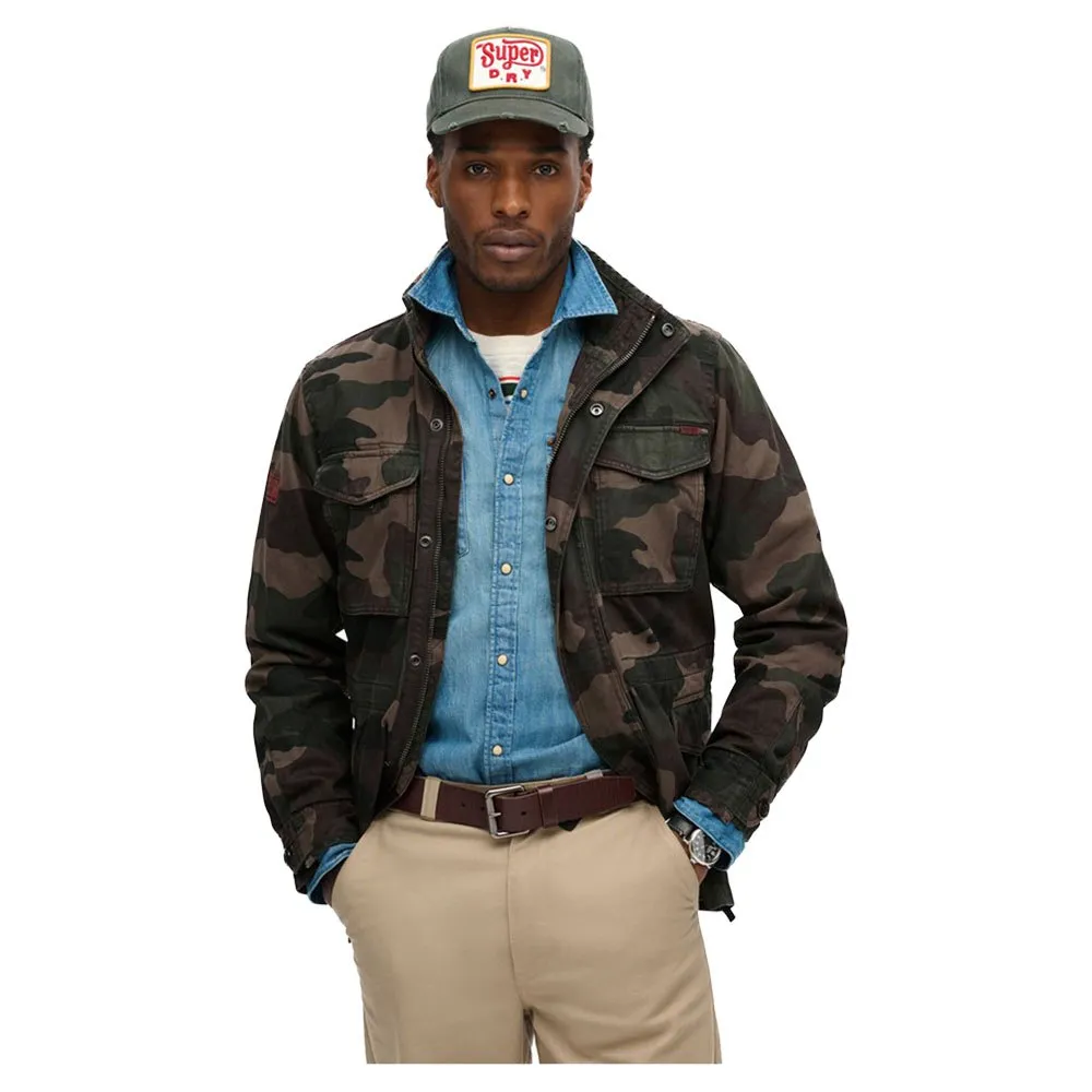 

Куртка Superdry Rookie Military, зеленый