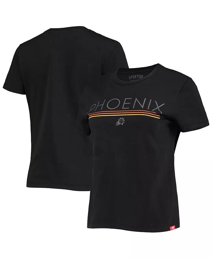 

Женская черная футболка Phoenix Suns Arcadia Sportiqe
