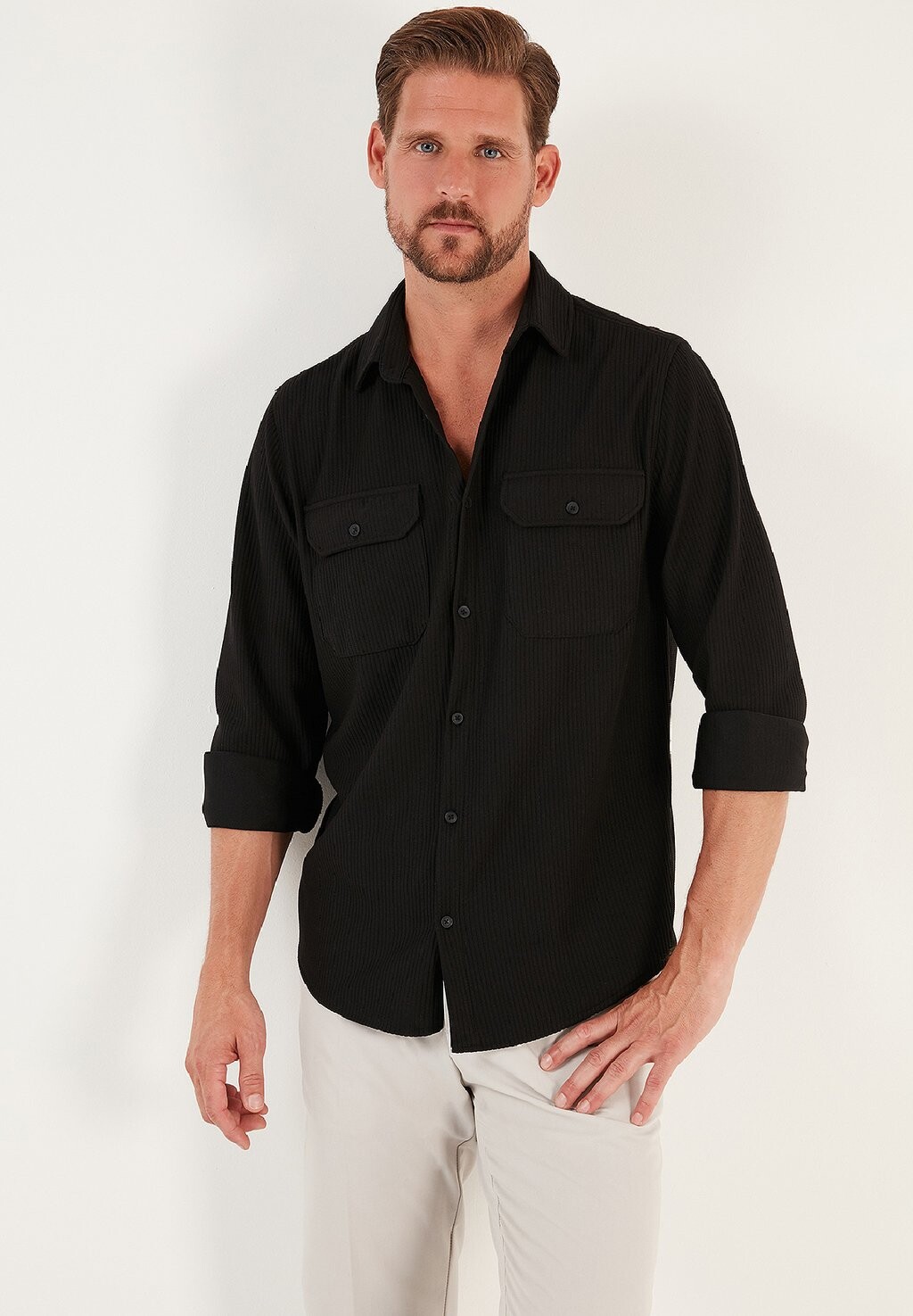 

Рубашка REGULAR FIT Buratti, цвет black