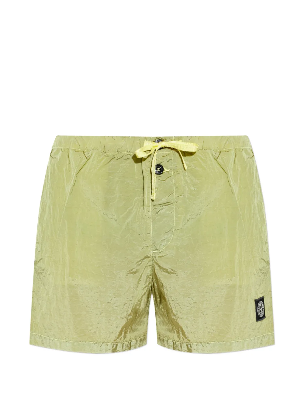 Плавательные шорты с нашивкой-логотипом и шнурком Stone Island, зеленый