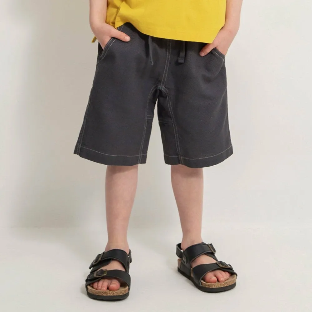 Цветные тканые шорты «Панама» Branshes, цвет Charcoal Gray