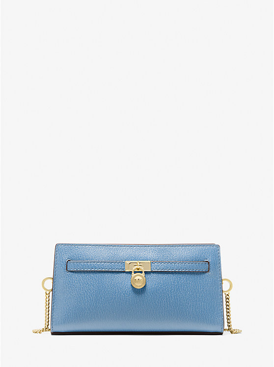 

Мини-сумка Hamilton Moderne из кожи через плечо Michael Kors, синий