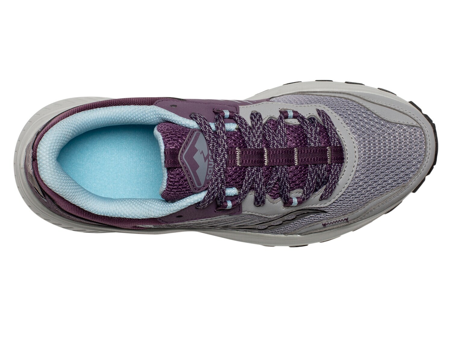 Кроссовки Saucony Excursion TR15, серый/фиолетовый — фото 4