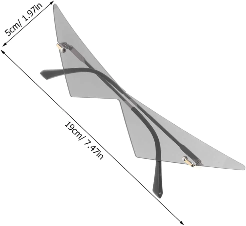 

Модные солнцезащитные очки унисекс с эффектной оправой для вечеринок и танцев. Легкие и стильные, подходят как для мужчин, так и для женщин FOMIYES, Grey