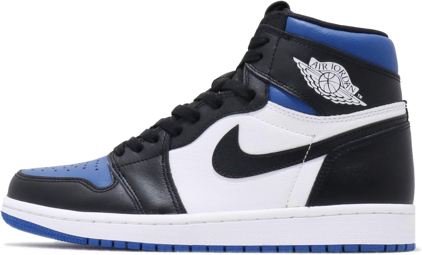 

AIR JORDAN мужские Air Jordan 1 Retro "Royal Toe", Black/White/Game Royal