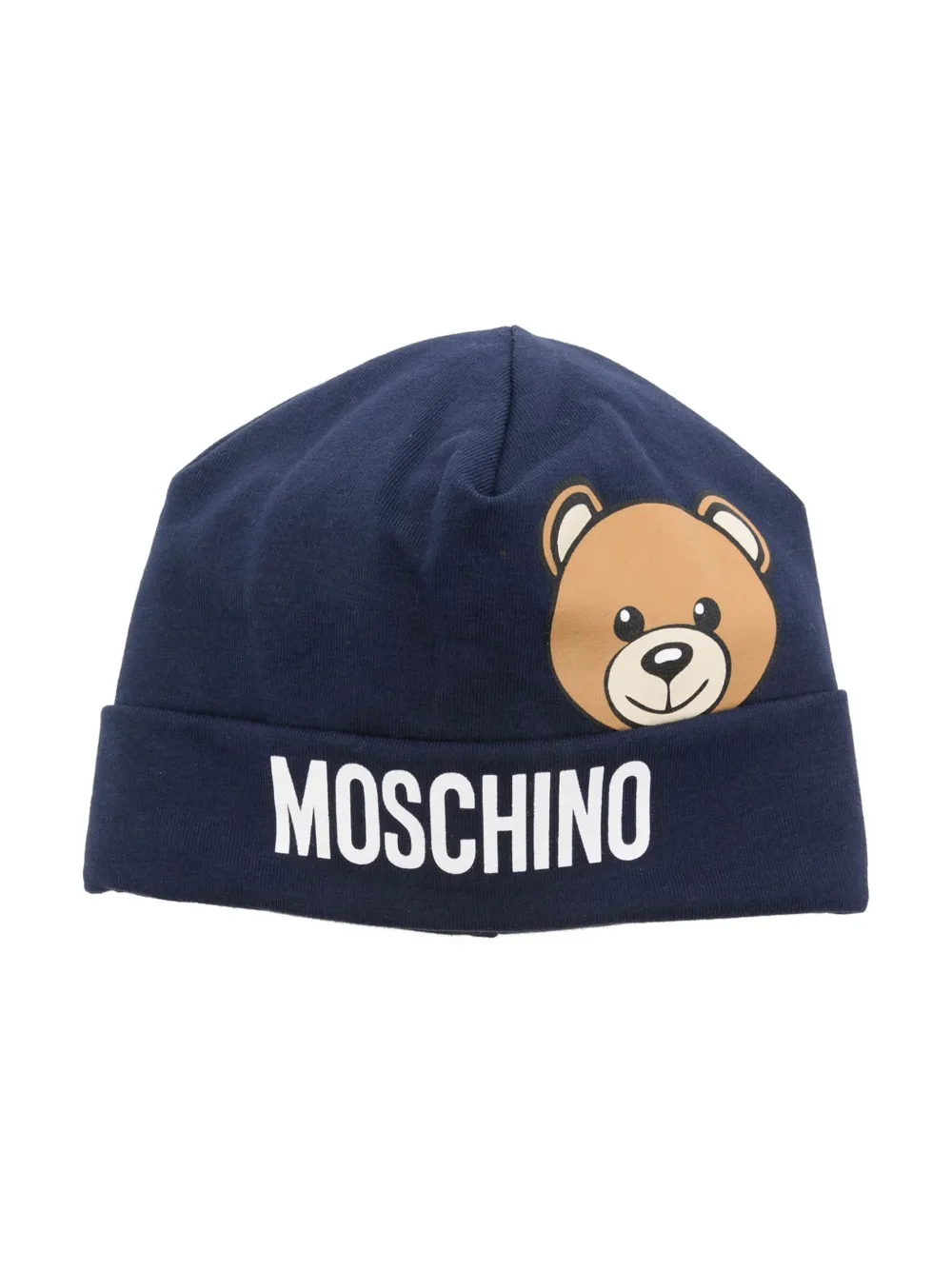 

Шапка бини Teddy Bear Moschino Kids, синий