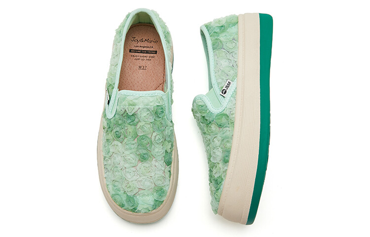 Туфли женские повседневные Women's Casual Shoes Women's Low-Top Joy&Mario, зеленый — фото 4