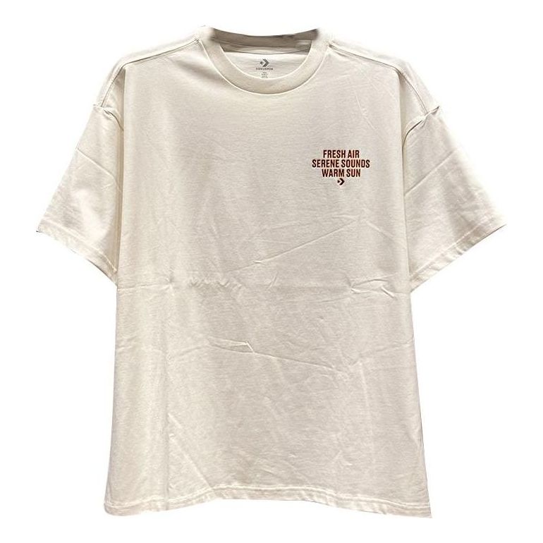 

Футболка Converse Word Chevron Logo T-Shirt 'Beige', бежевый
