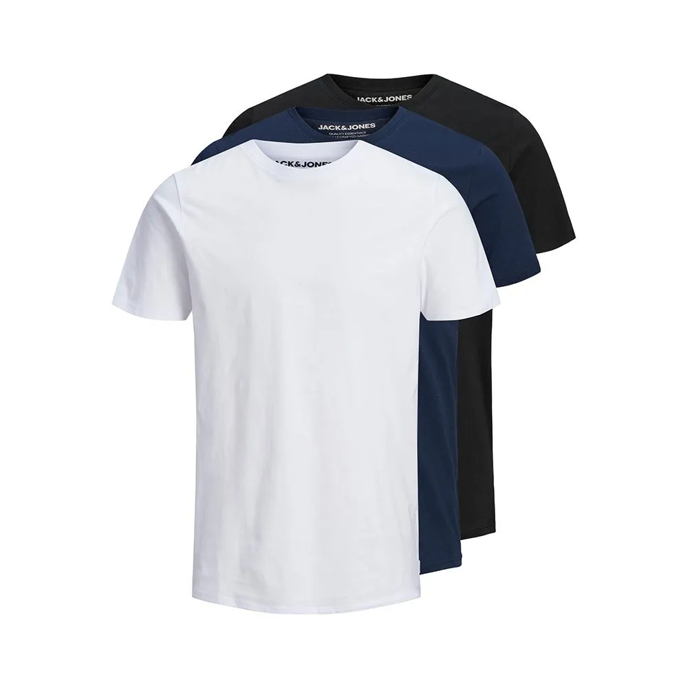 

Футболка Jack & Jones Organic Basic 3 Pack, разноцветный