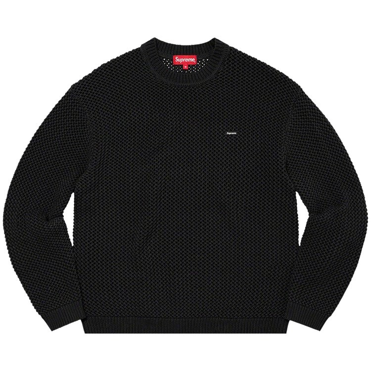 

Свитер Supreme Open Knit Smallbox Sweater, черный