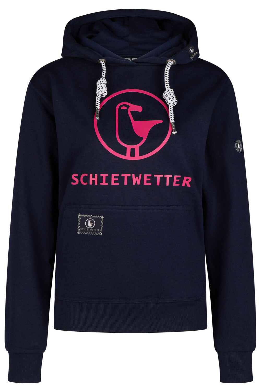 

Толстовка SCHIETWETTER Hoodie Gerti, цвет navy/neonpink