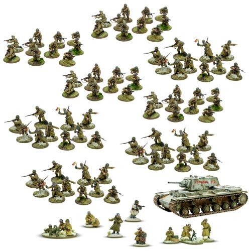 

Миниатюра Warlord Games Bolt Action: Soviet Army (Winter) Starter Army
