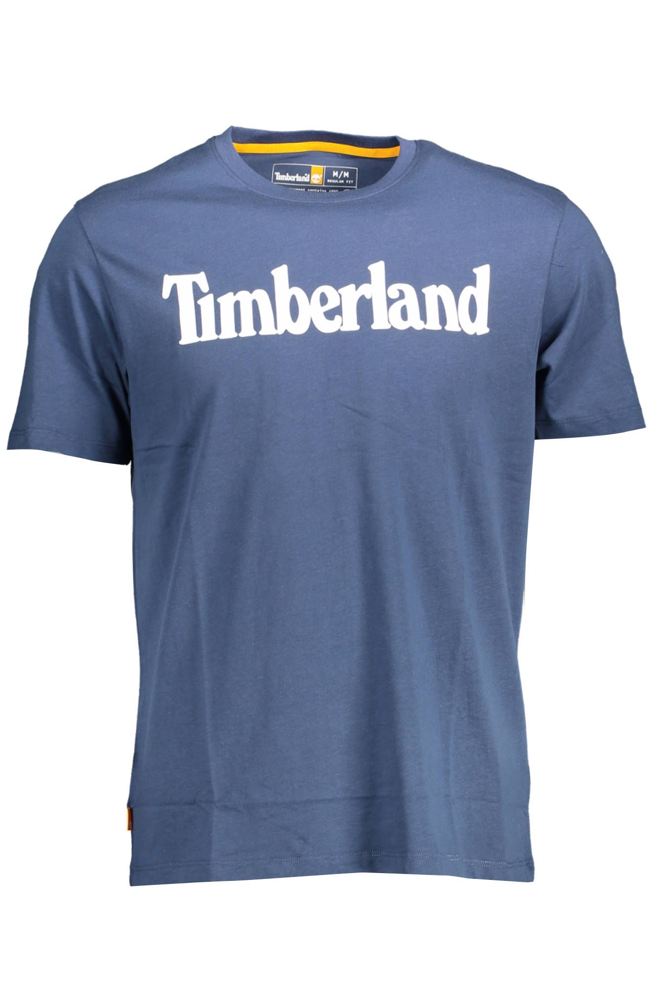 

Синяя хлопковая мужская футболка Timberland