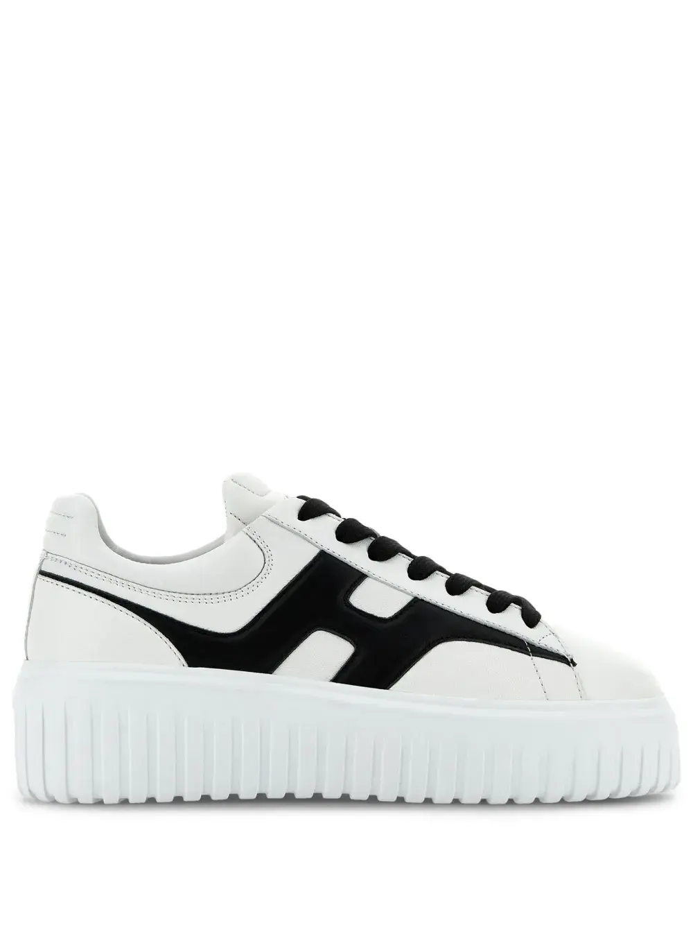 Кроссовки H-Stripes на платформе Hogan, белый