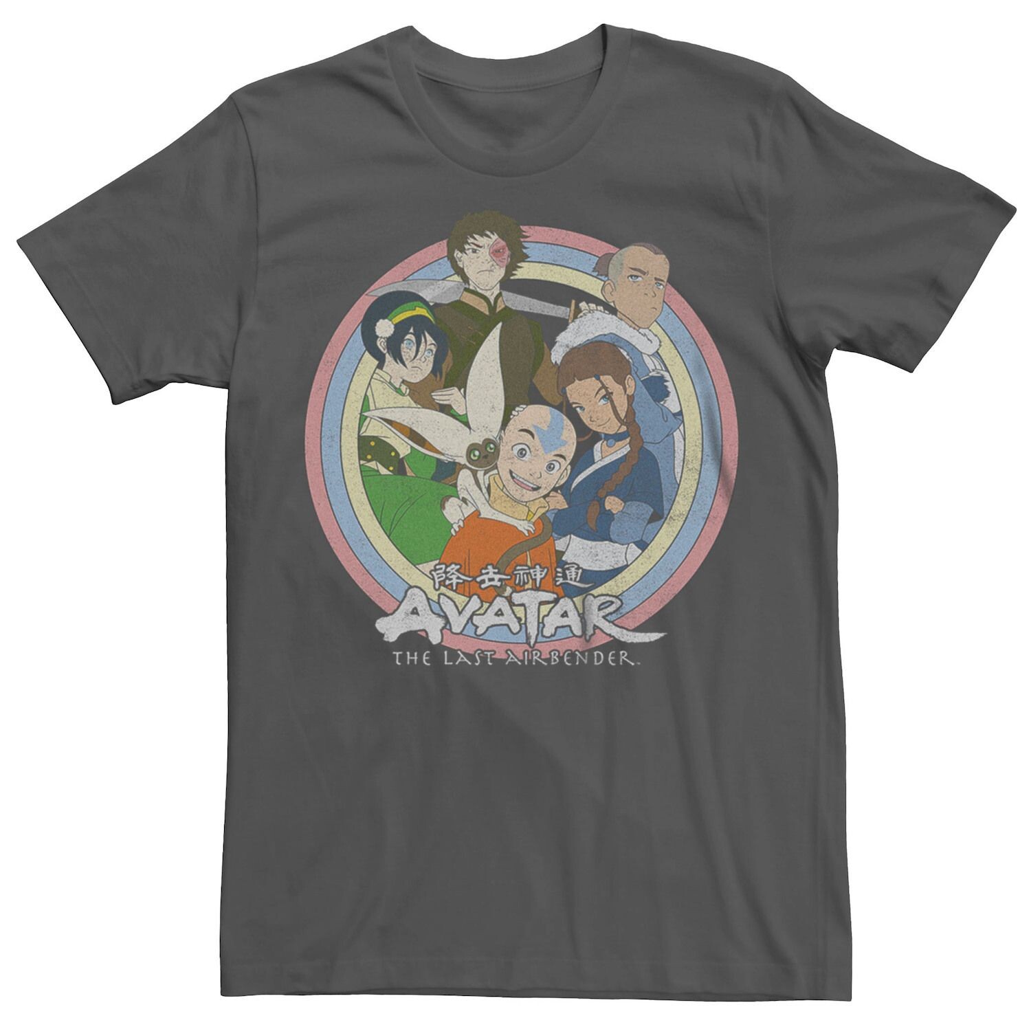 

Мужская футболка Avatar: The Last Airbender Circle Group Group Licensed Character