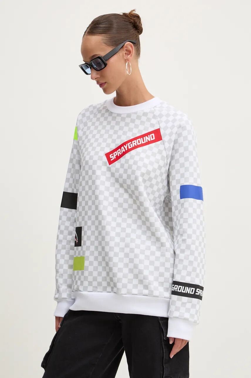 

Толстовка Sprayground из хлопка, серый
