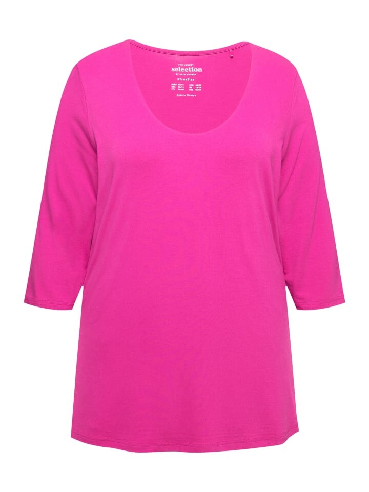 

Футболка Ulla Popken, цвет magenta
