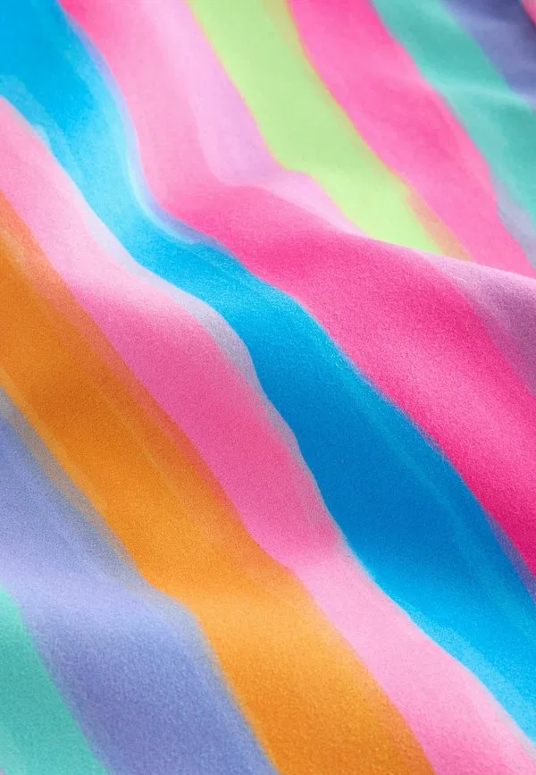 Толстовка с капюшоном на молнии, стандартного кроя, быстросохнущая Next, Rainbow Stripe — фото 4
