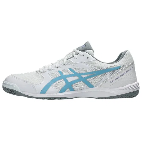 Унисекс кроссовки для настольного тенниса «Attack Hyperbeat 4» от ASICS, (102) White X A Sky — фото 4