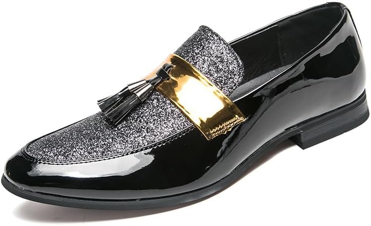 

Мужские кожаные туфли для свадьбы, мужские классические туфли для вечеринки, лоферы без шнурков, туфли, слипоны-лоферы, британские формальные деловые туфли, повседневные туфли, смокинговые тапочки Senlongbao, Sliver