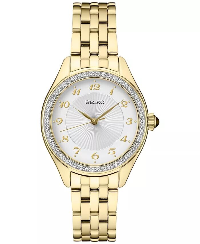 

Женские золотистые часы-браслет 29 мм Seiko