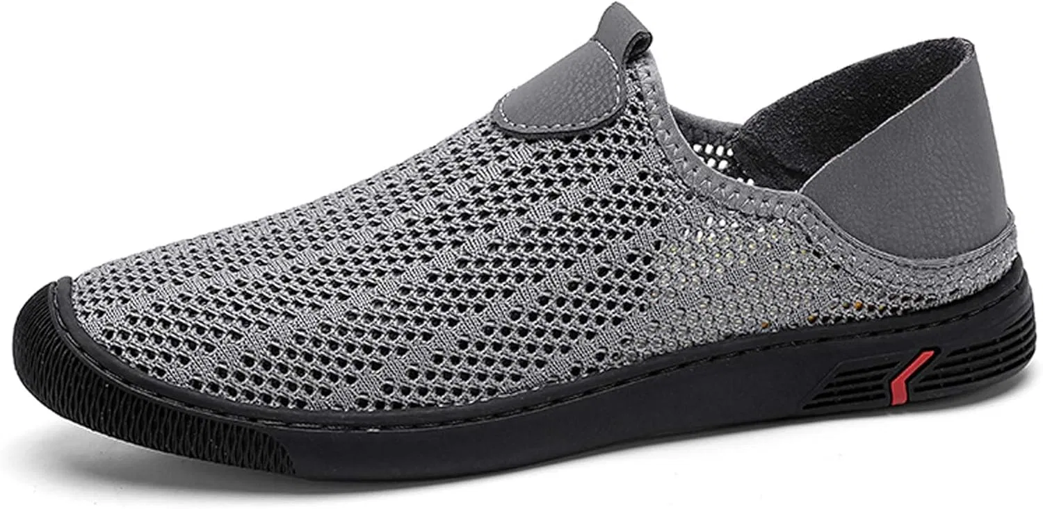 Мужские повседневные спортивные туфли дышащие, Loafers & Slip-Ons, Green — фото 2