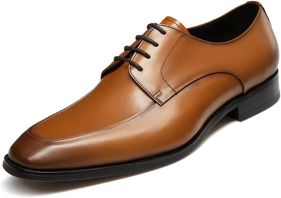 

Мужские оксфорды GIFENNSE, кожаные туфли для мужчин, коричневый