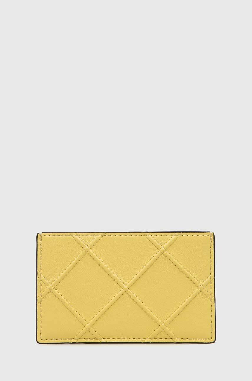 

Кожаная визитница Tory Burch, желтый
