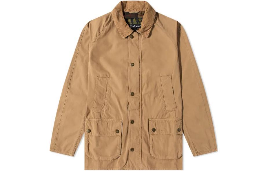 

Рубашка-куртка на пуговицах BARBOUR, коричневый