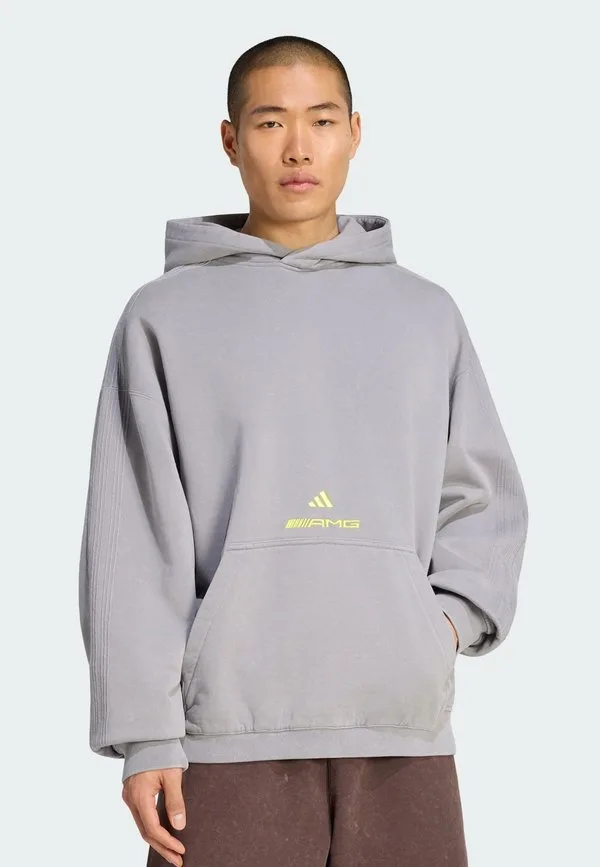 Худи amg с эффектом потертости Adidas Performance, Grey Three