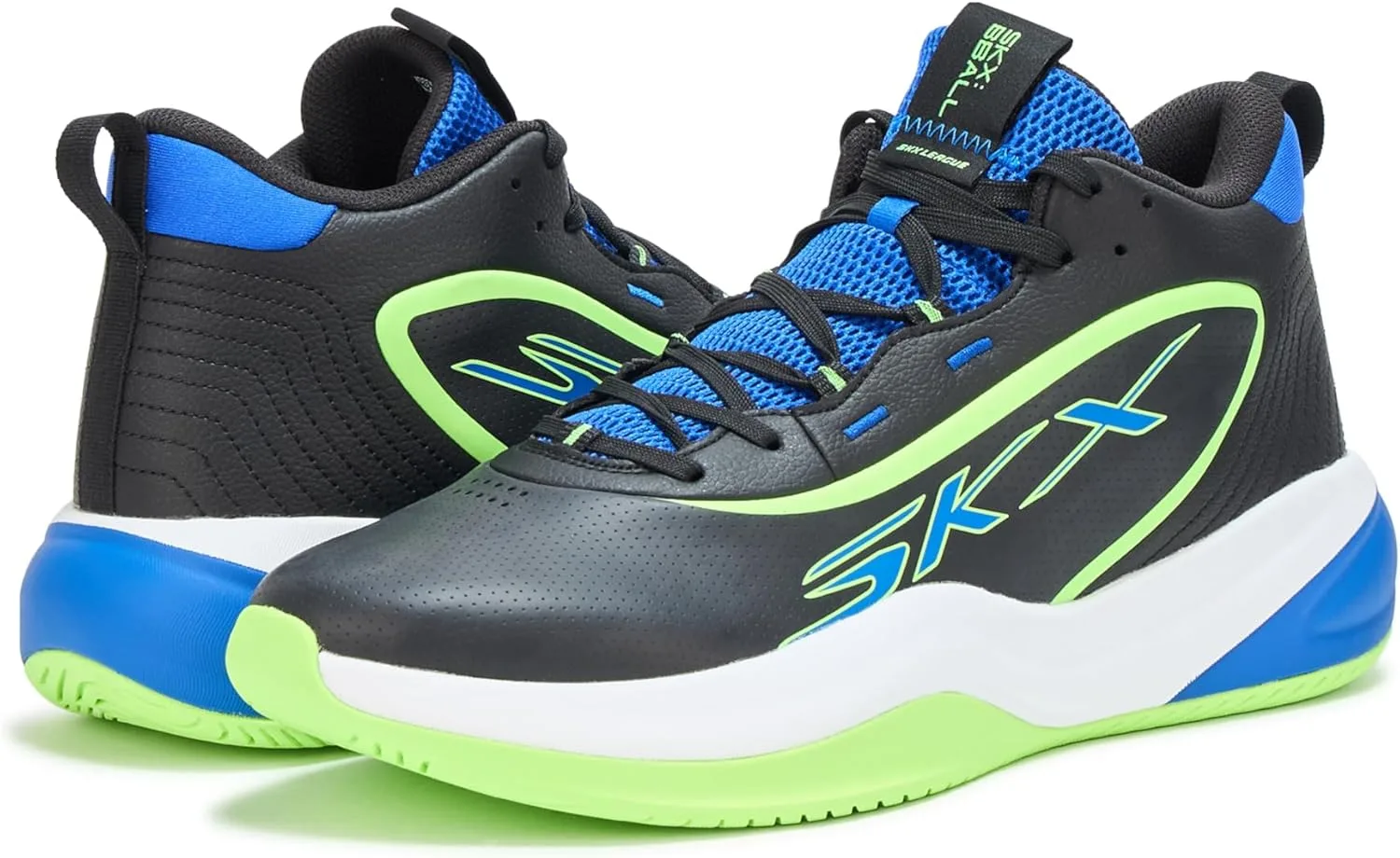 Мужские кроссовки Skechers Skx League, черный/синий — фото 3