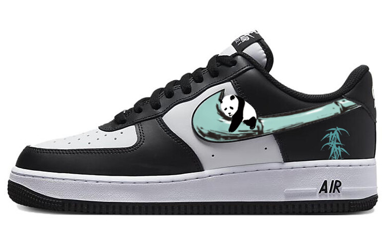 

Кастомизированные кроссовки Nike Air Force 1 Skateboarding Shoes Men, черный/белый