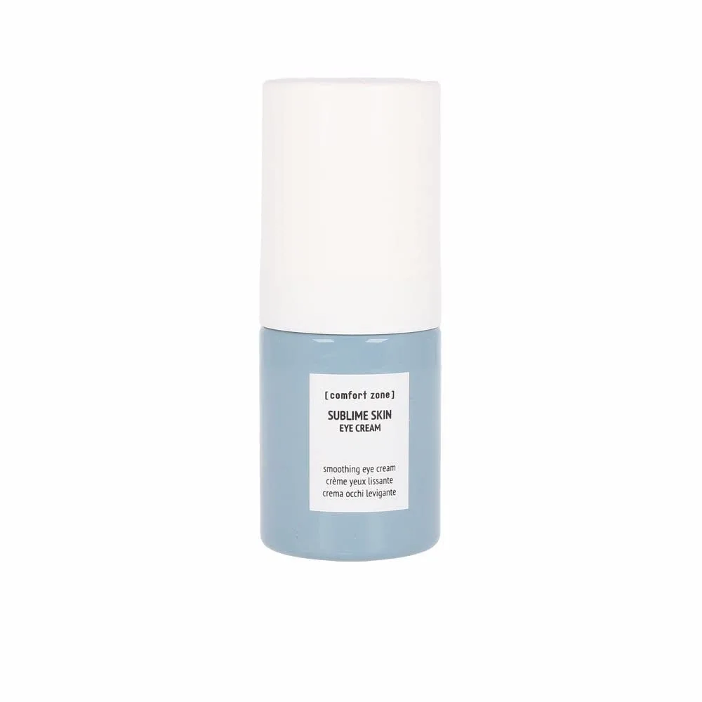 [ comfort zone ] Sublime Skin Крем для кожи вокруг глаз, подтягивающий антивозрастной уход, уменьшает отечность, морщины и темные круги, без отдушки, с кофеином, пептидами и натуральными ингредиентами, для ежедневного применения, 15 мл