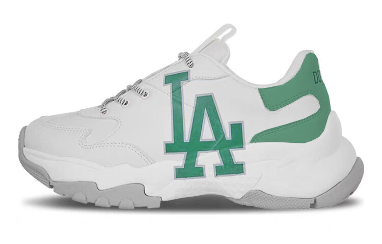 

Кроссовки MLB Big Ball Chunky Chunky Sneakers Unisex Low-top White/green, белый