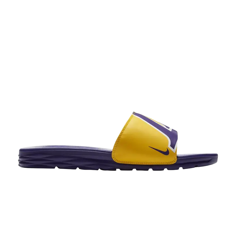 

Кроссовки Nike NBA x Benassi 'Lakers', желтый