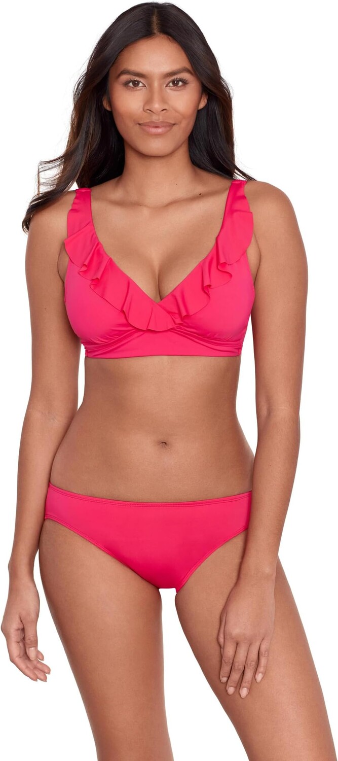 

Купальник LAUREN Ralph Lauren Beach Club Solids Solid Hipster, розовый