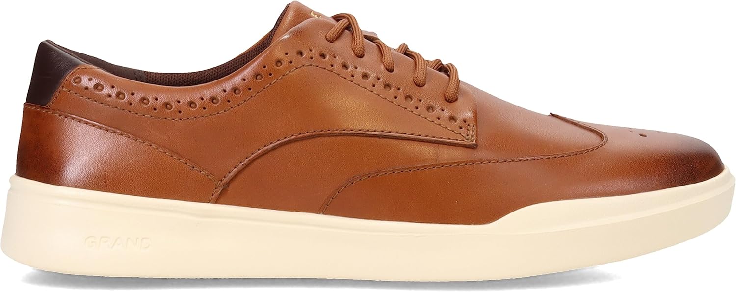 Мужские кроссовки Cole Haan Grand Crosscourt с крыльчатым носком, бежевый/слоновая кость — фото 3