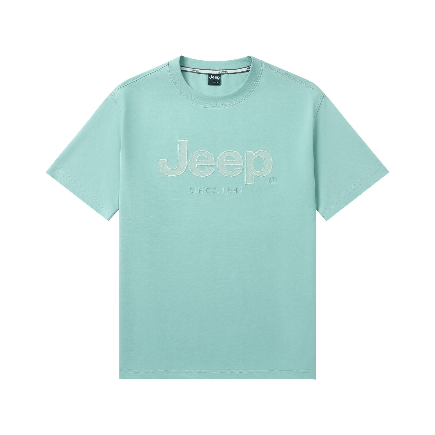 

Футболка Unisex Crew Neck Moderate Heavyweight Jeep, aqua зеленый