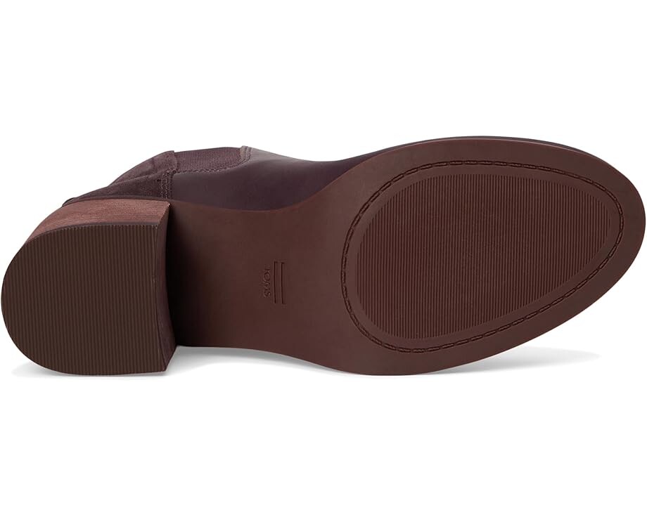 Ботинки TOMS Evelyn Chelsea, цвет Blackberry Leather — фото 3