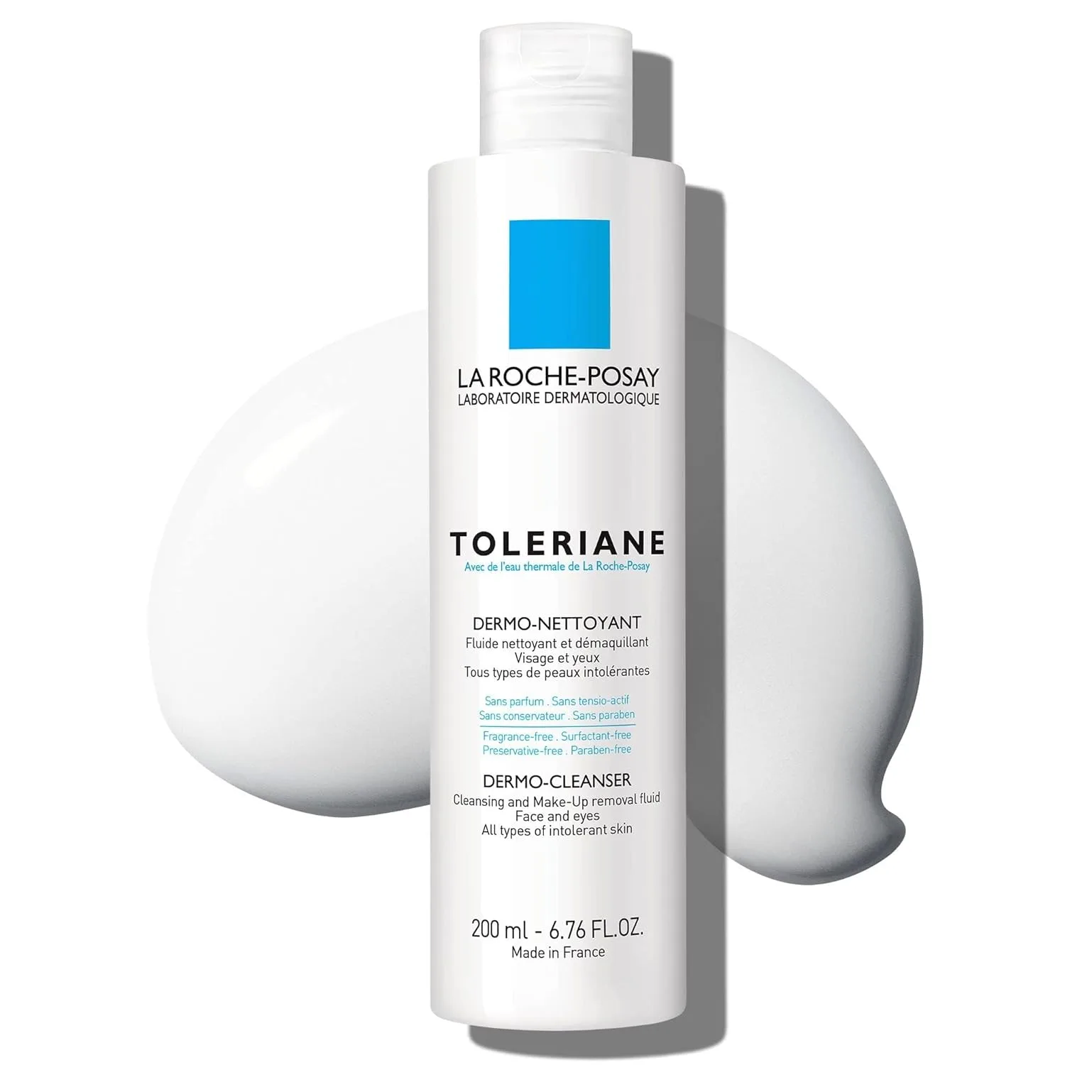 Молочко для умывания La Roche-Posay — Toleriane Dermo Facial Cleanser for Face & Eyes, Gentle Face Wash and Makeup Remover