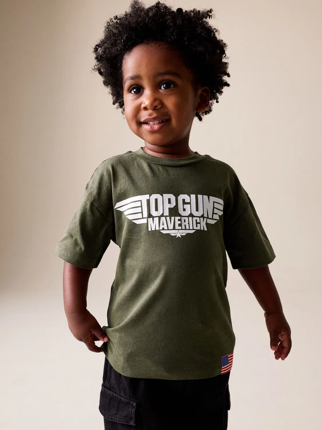 Футболка 'Top Gun' Next, Khaki — фото 2
