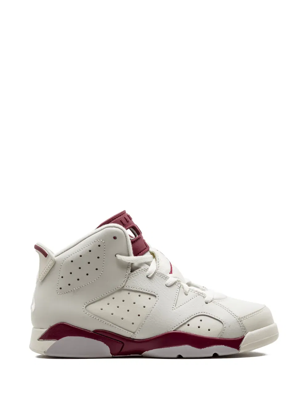 Кроссовки Air Jordan 6 Retro "Maroon" Hightop Jordan Kids, нейтральный — фото 2