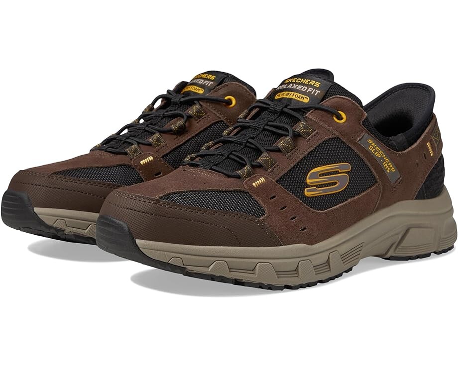 

Кроссовки SKECHERS Oak Canyon Consistent Winne Hands Free Slip-In, цвет Brown/Black, Черный, Кроссовки SKECHERS Oak Canyon Consistent Winne Hands Free Slip-In, цвет Brown/Black