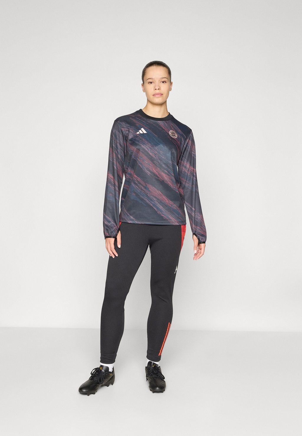 Футболка вратаря FCB - Club wear Adidas Performance, черный — фото 2