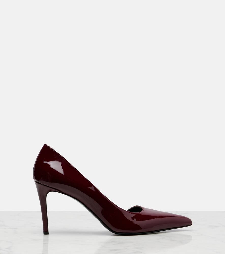 Туфли-лодочки Jett 85 из лаковой кожи Khaite, Oxblood — фото 4