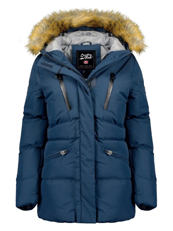 

Пуховик Canadian Peak Winterjacke Crowneak, синий