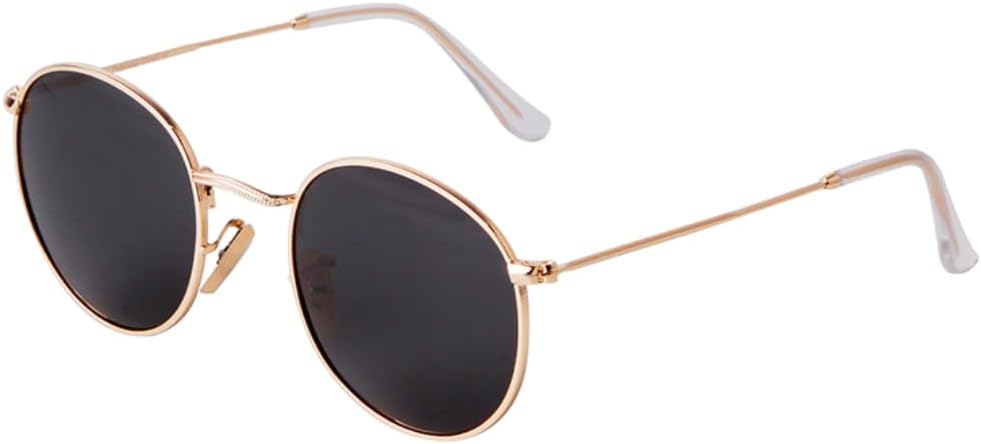 

Солнцезащитные очки с защитой UV400 | Круглая оправа, металлическая рама, плоские линзы | Для женщин и мужчин, для занятий спортом на открытом воздухе и вождения DSVIGF, 05