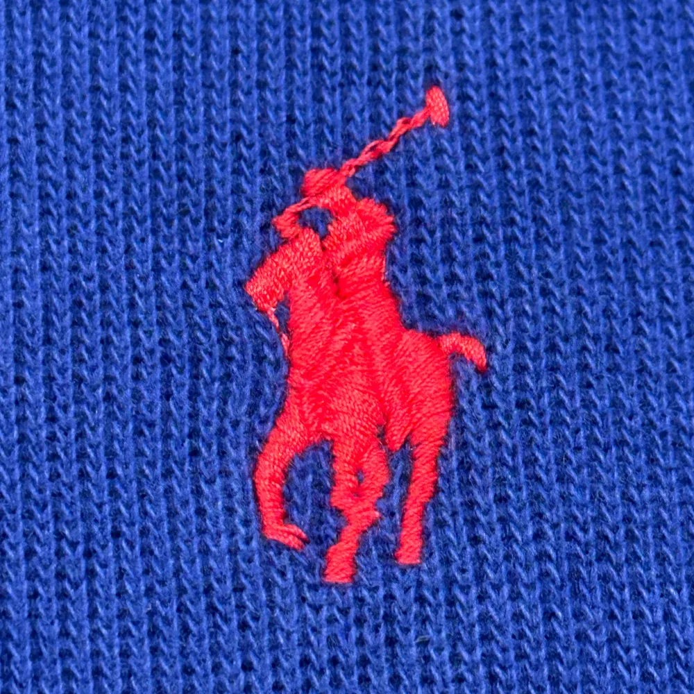 Свитшот мужской с воротником-стойкой Polo Ralph Lauren Royal Blue — фото 3