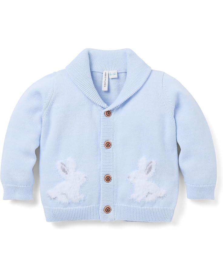 

Свитер Janie and Jack Bunny Shawl Collar Cardigan, синий